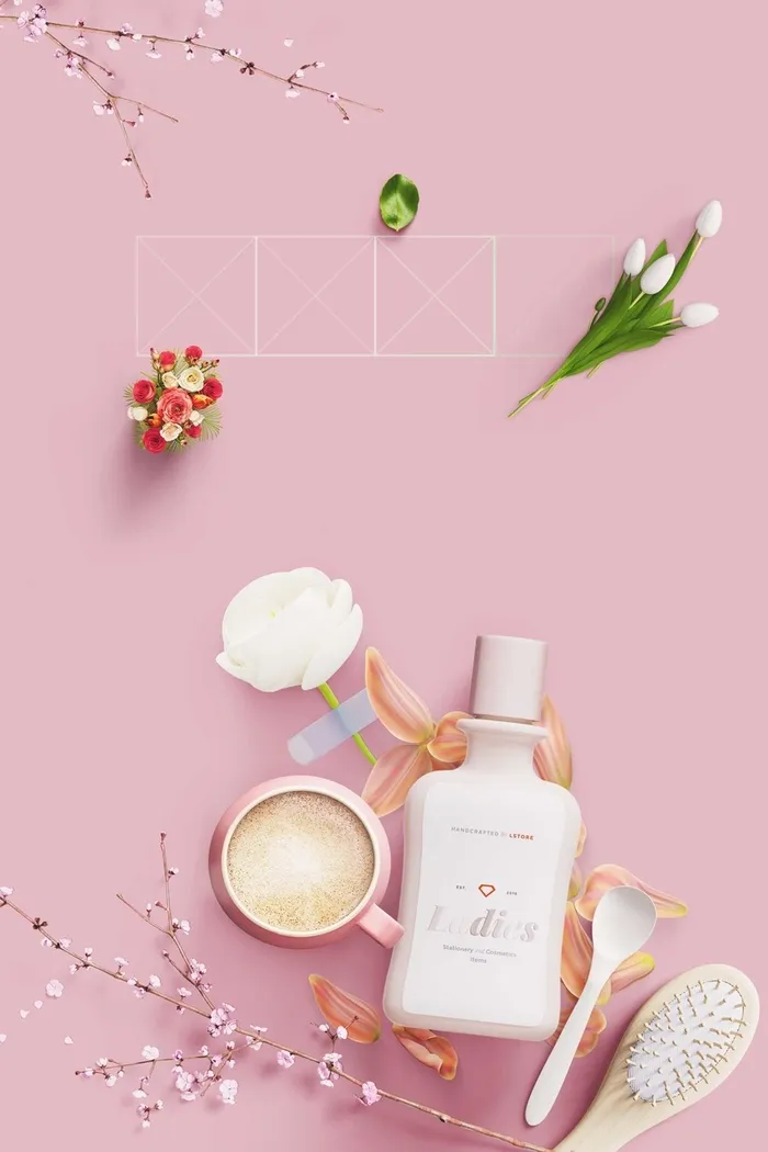 高端护肤品化妆品美妆背景高清另类其他背景