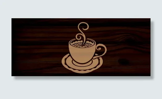 咖啡主题简约背景