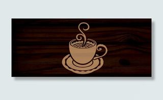 咖啡主题简约背景