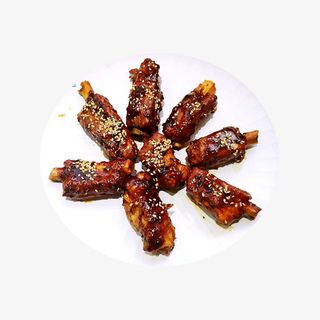 产品实物烧烤猪肋排免抠