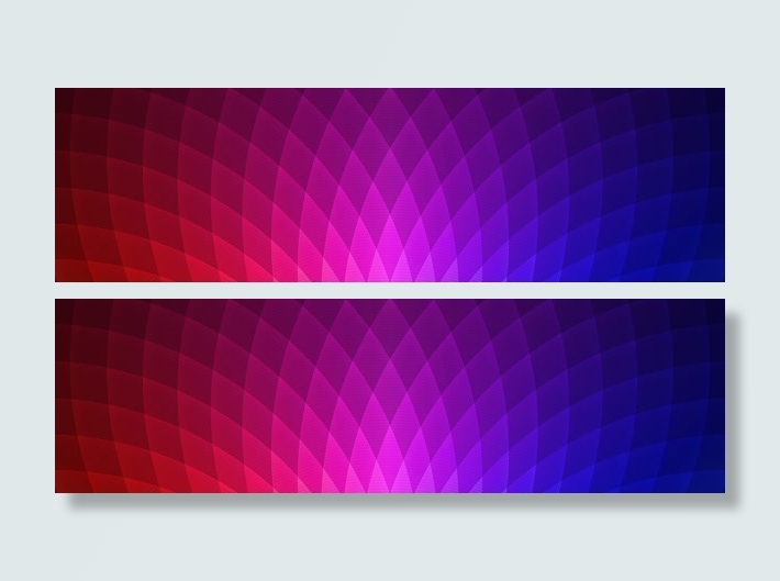 不规则几何背景banner图