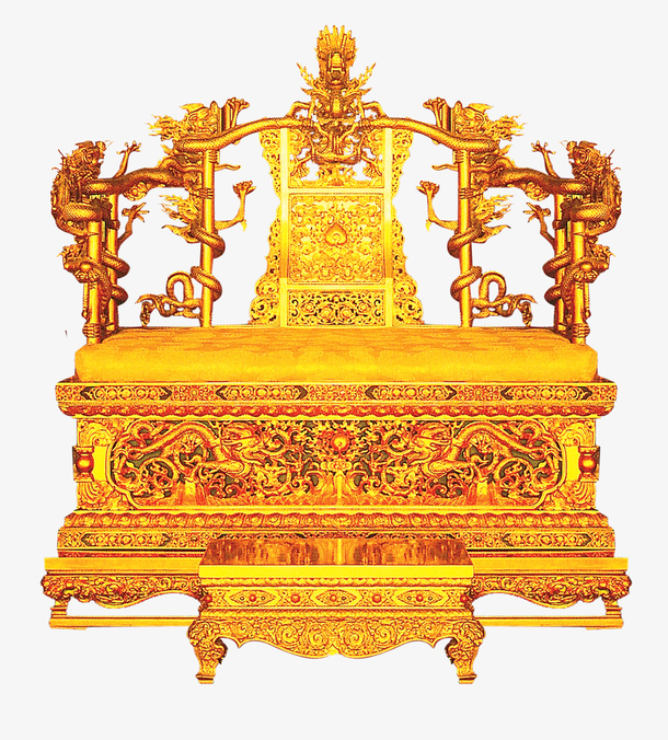 九五之尊宝座龙椅免抠