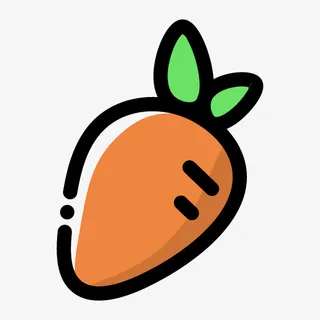 卡通胡萝卜免抠