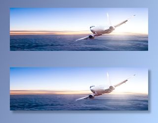 停靠在飞机场的客机高清图片高清