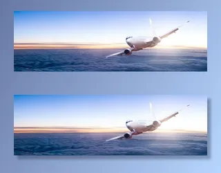 停靠在飞机场的客机高清图片高清