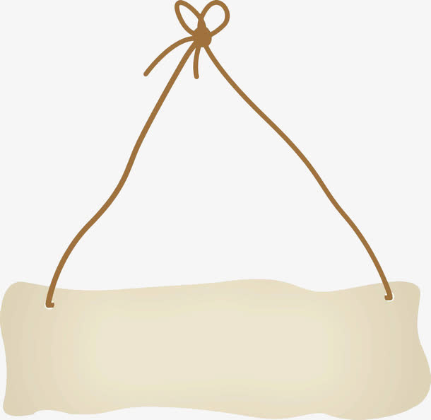 手绘空白招牌免抠