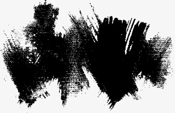 黑色斑斓花纹免抠