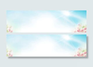 春装夏装banner背景