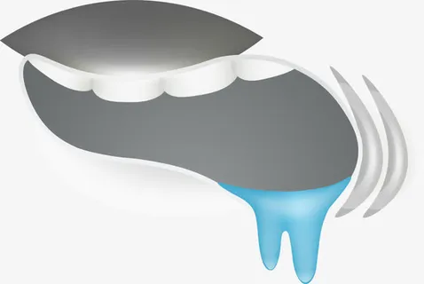 卡通流口水嘴巴免抠