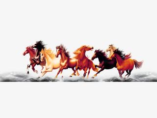 万马奔腾免抠