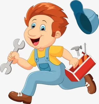 奔跑的维修师免抠