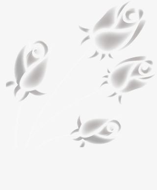 灰色花朵装饰背景