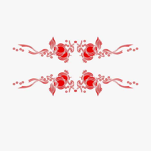 红色灯笼新年庆祝元素免抠