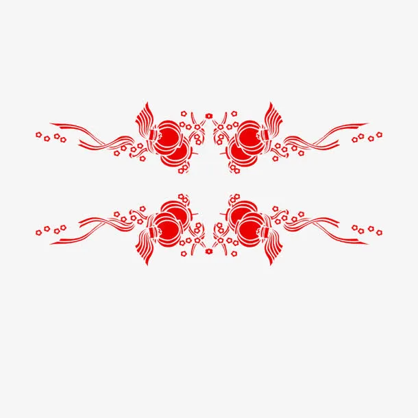 红色灯笼新年庆祝元素免抠