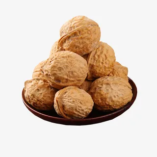 一碟核桃设计素材免抠