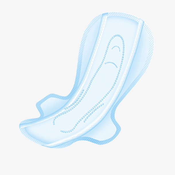 夜用卫生巾效果图01免抠