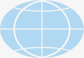 蓝色卡通地球图案海报背景