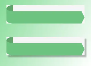 浅绿色标签免抠