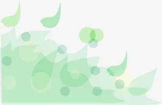 绿色装饰图案免抠