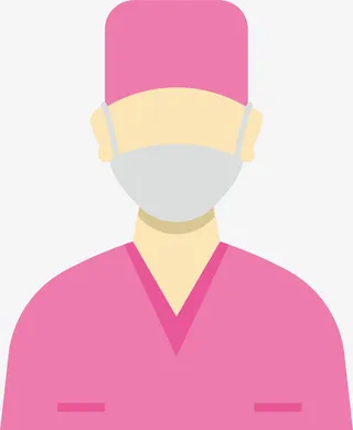 男性粉红护士免抠