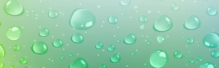 水晶绿透明水滴背景高清