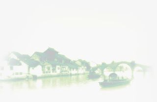 水墨山水端午节海报免抠