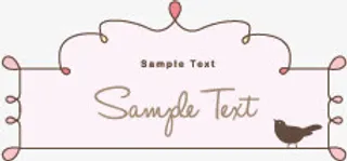 时尚简约边框素材免抠