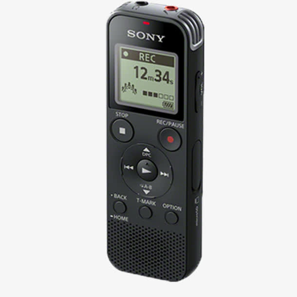 英文按键录音笔免抠