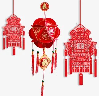 中国传统节日海报素材免抠