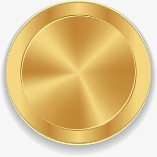 手绘金色圆圈免抠