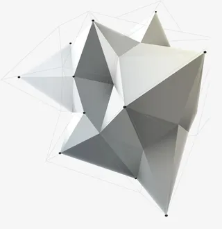 灰色分子结构体免抠