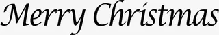 黑色可爱圣诞快乐字体免抠