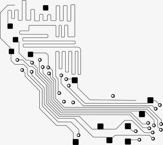 科技电路板免抠