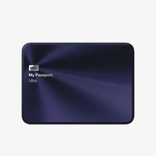 深蓝色WD移动硬盘免抠