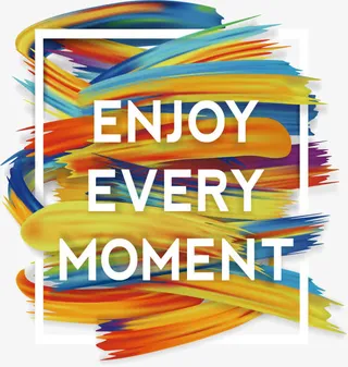 彩色笔刷背景名言警句