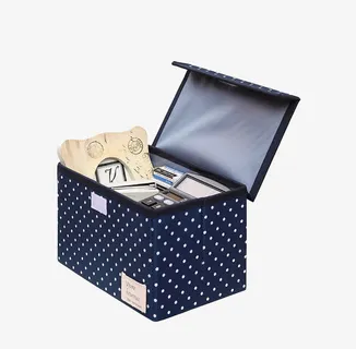 有盖桌面收纳盒整理盒妆品盒免抠