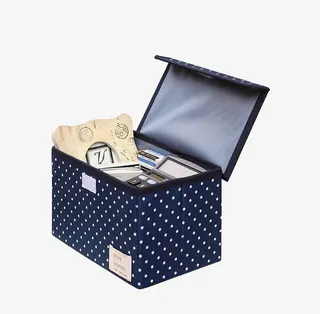 有盖桌面收纳盒整理盒妆品盒免抠