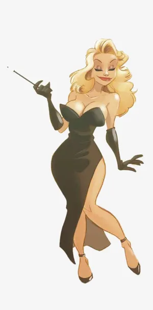 魔鬼身材的女子免抠