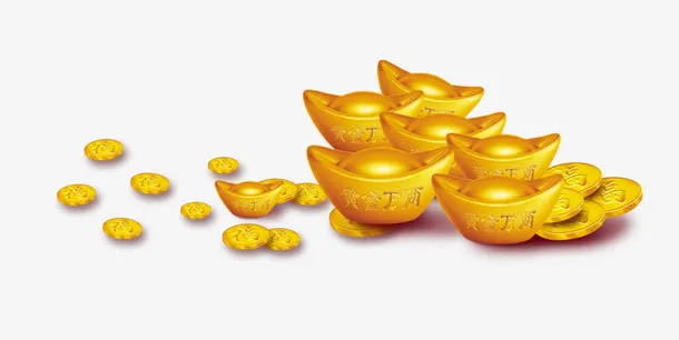 金元宝金币免抠