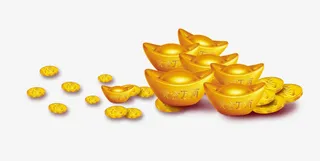 金元宝金币免抠