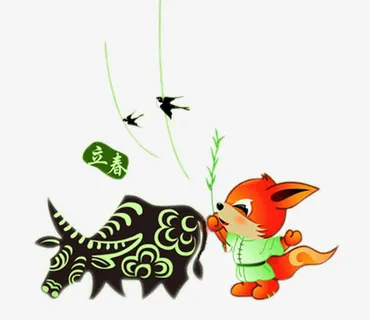 牧牛燕子归来立春插图免抠 牧牛燕子归来立春插图免抠