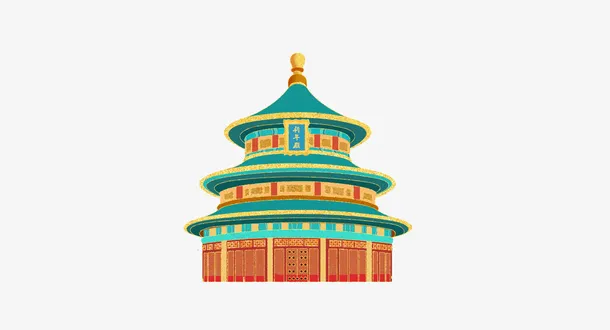 古代建筑物，楼房，阶梯免抠