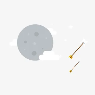 矢量手绘云朵星空免抠