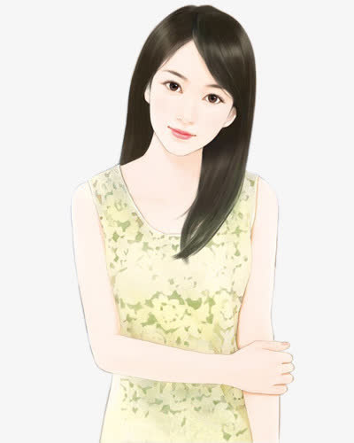小清新日系女孩女学生免抠