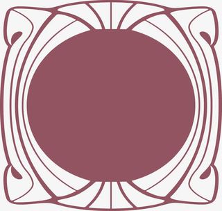 手绘复古边框免抠