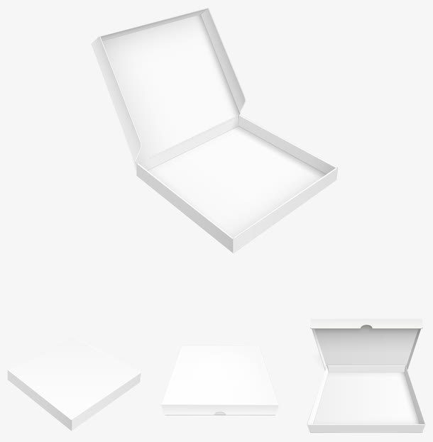 空白包装盒设计免抠