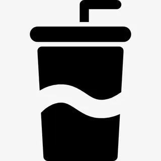 苏打玻璃吸管图标免抠