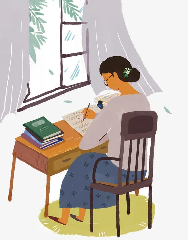 辛勤的老师免抠