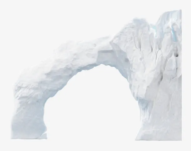 冰雪建筑免抠
