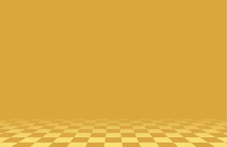 深黄色格子地板文案背景，室内家